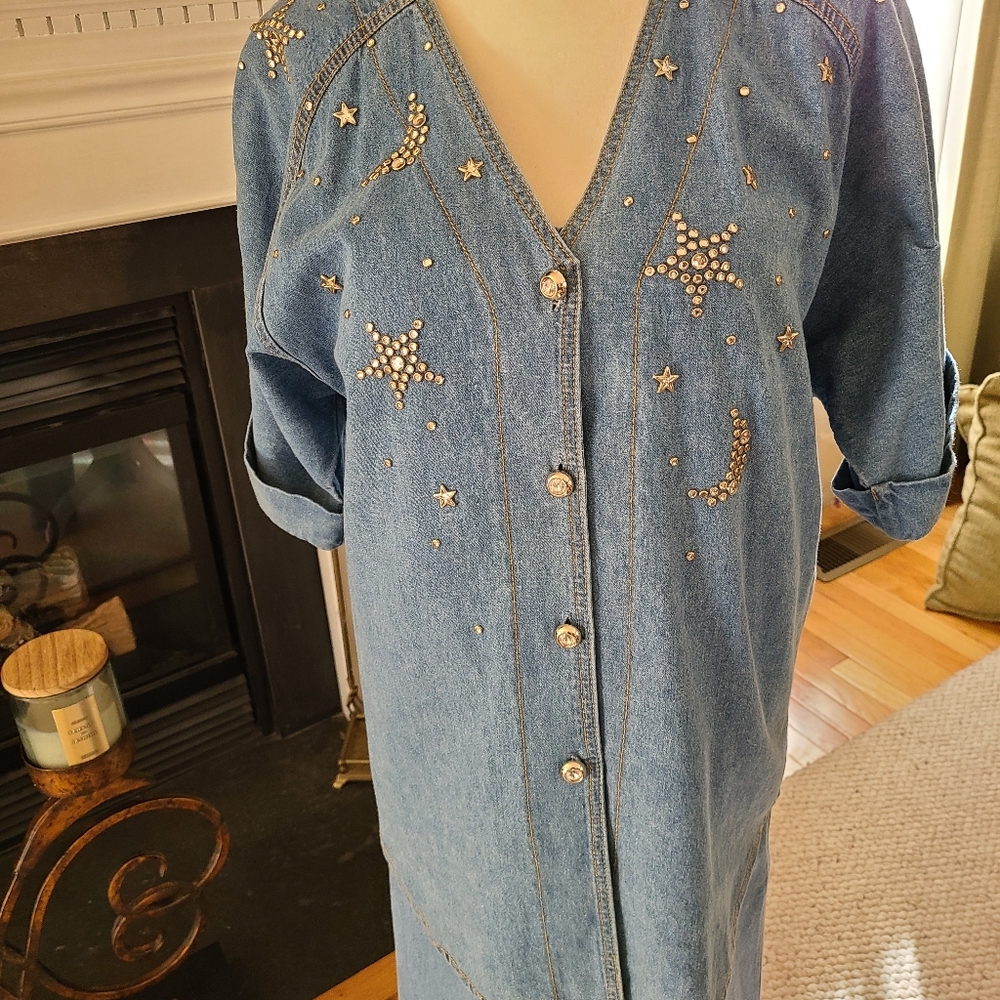 2 Piece Embellished Jean Set